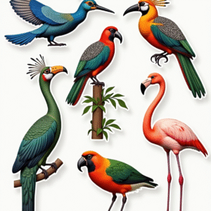 Animals & Wildlife - Sticker Sheet v21